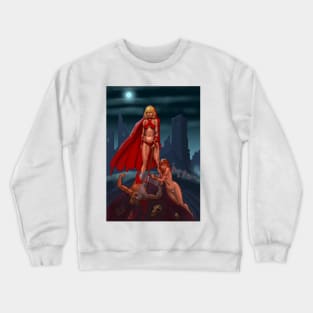 Little Red Riding Hood after Frazetta Crewneck Sweatshirt